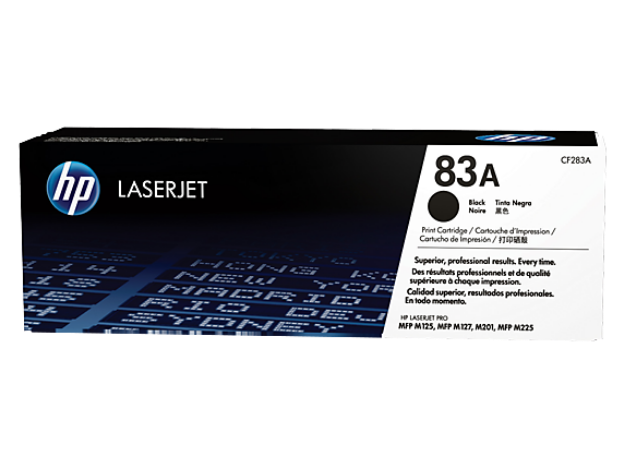 Picture of HP 83A Standard Capacity Black Toner Cartridge - CF283A
