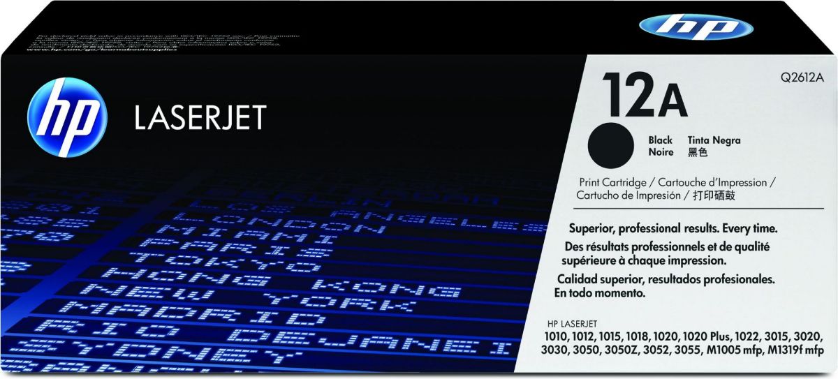 HP 12A Black Standard Capacity Toner 2K pages - Q2612A