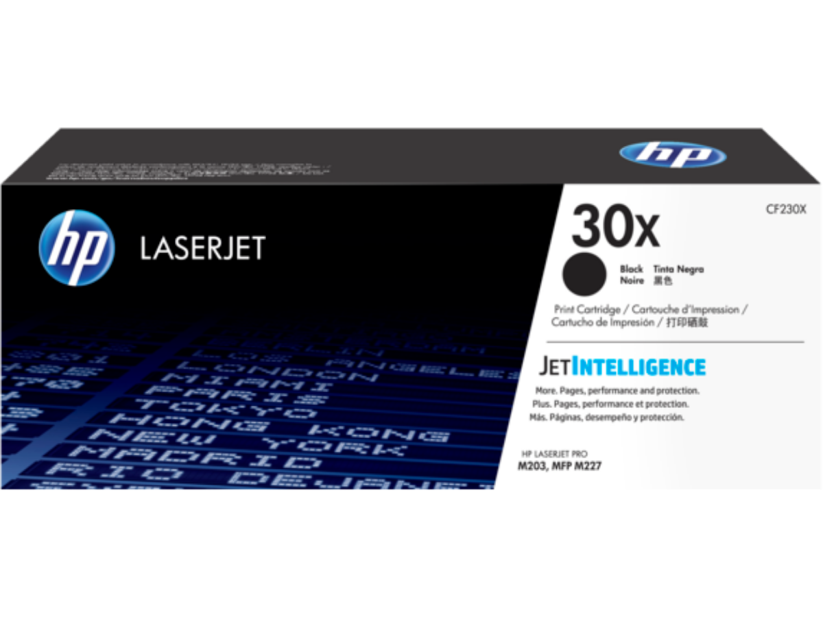 HP 30X High Capacity Black Toner Cartridge - CF230X