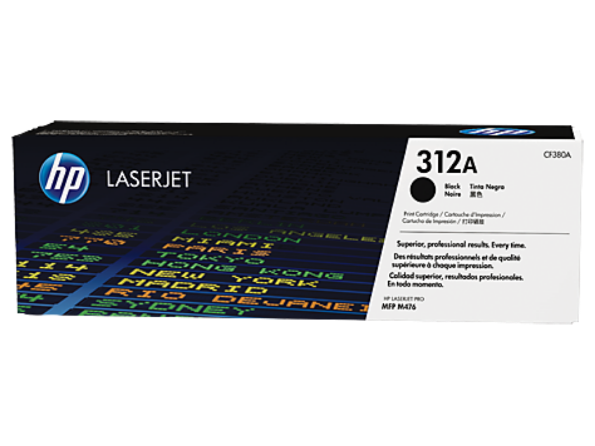HP 312A Standard Capacity Black Toner Cartridge - CF380A
