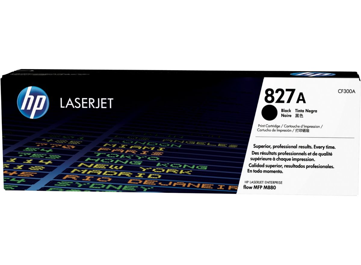 HP 827A Standard Capacity Black Toner Cartridge - CF300A