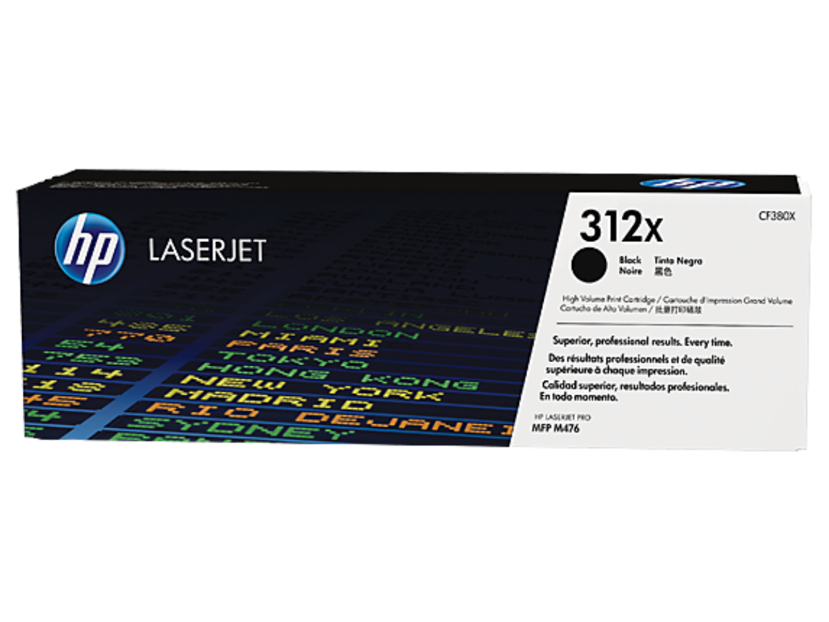 HP 312X High Capacity Black Toner Cartridge - CF380X