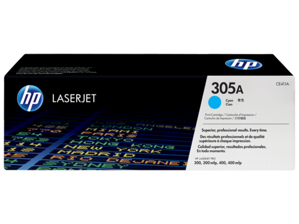 HP 410A Standard Capacity Cyan Toner Cartridge - CF411A