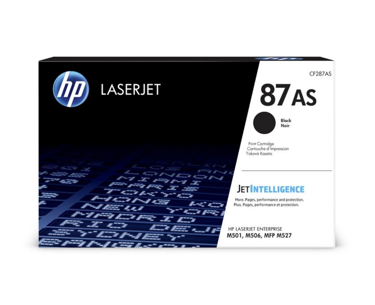 HP 87AS Low Capacity Black Toner Cartridge - CF287AS