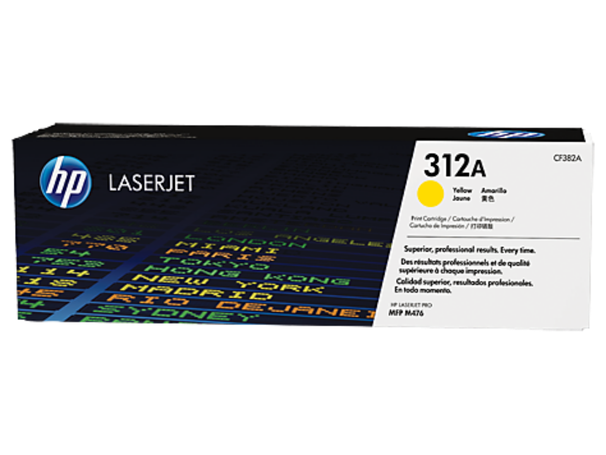 HP 312A Standard Capacity Yellow Toner Cartridge - CF382A