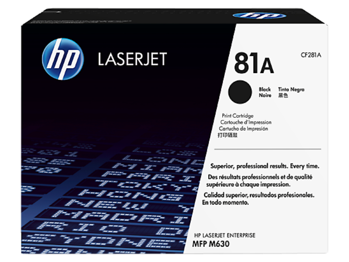 HP 81A Standard Capacity Black Toner Cartridge - CF281A
