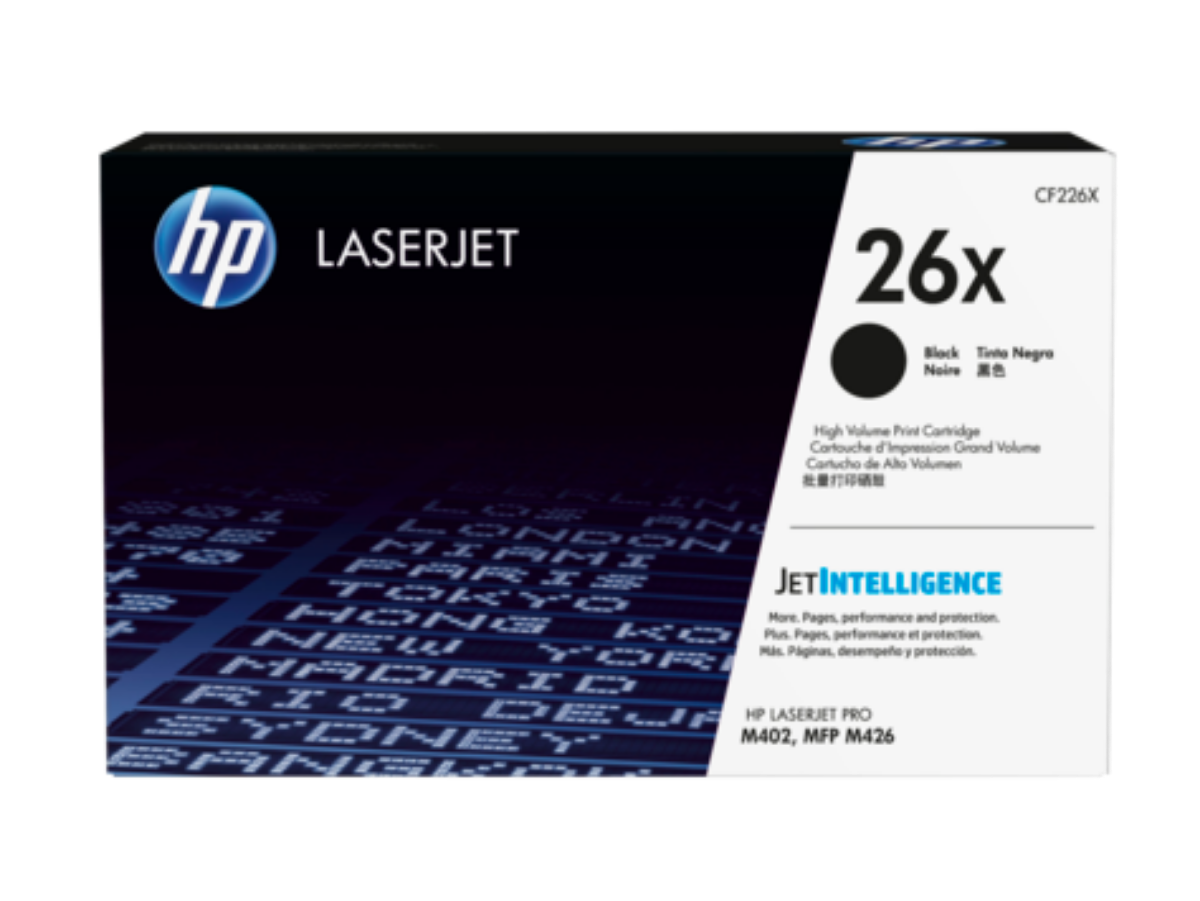 HP 26X High Capacity Black Toner Cartridge - CF226X
