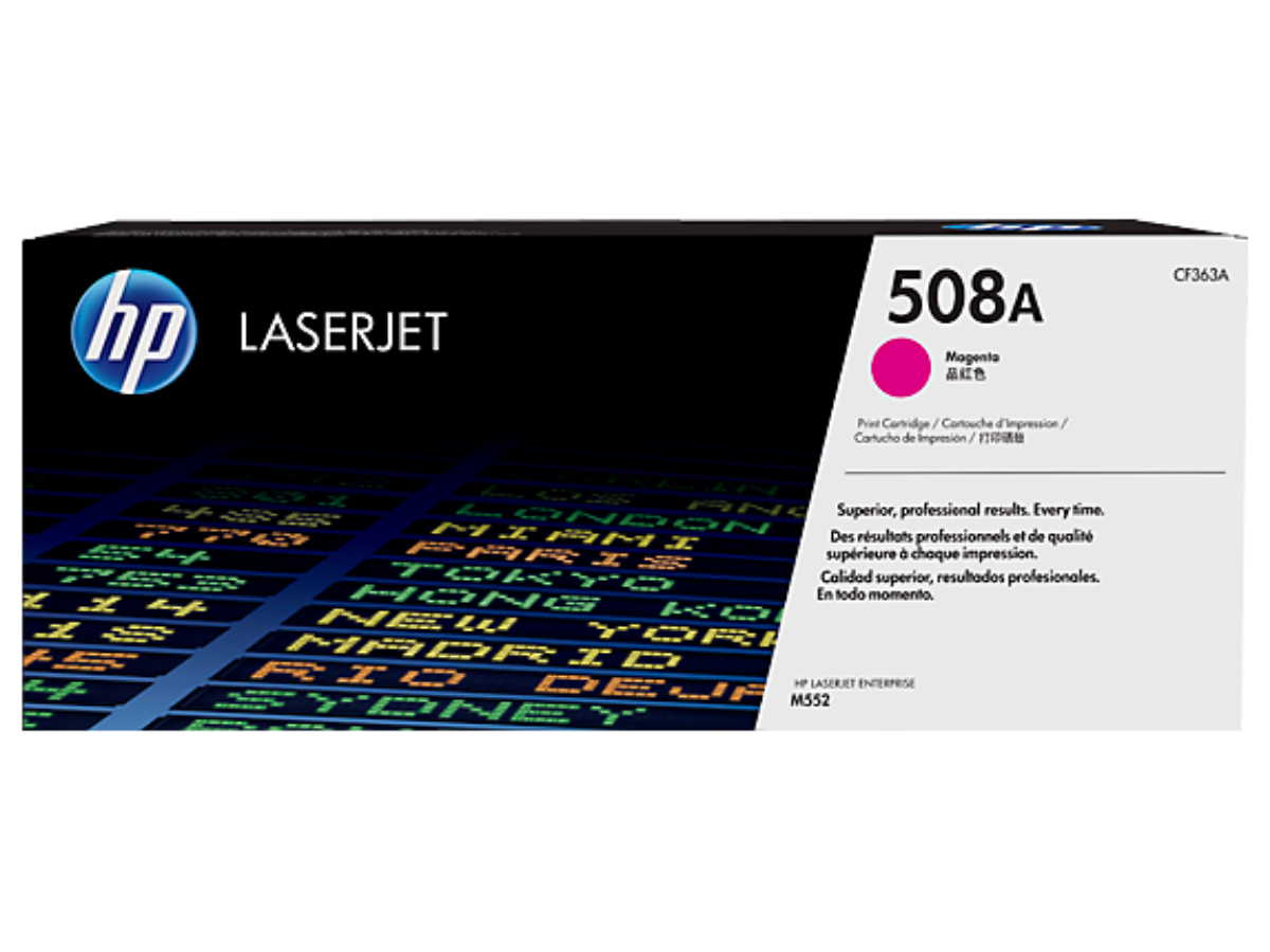 HP 508A Standard Capacity Magenta Toner Cartridge - CF363A