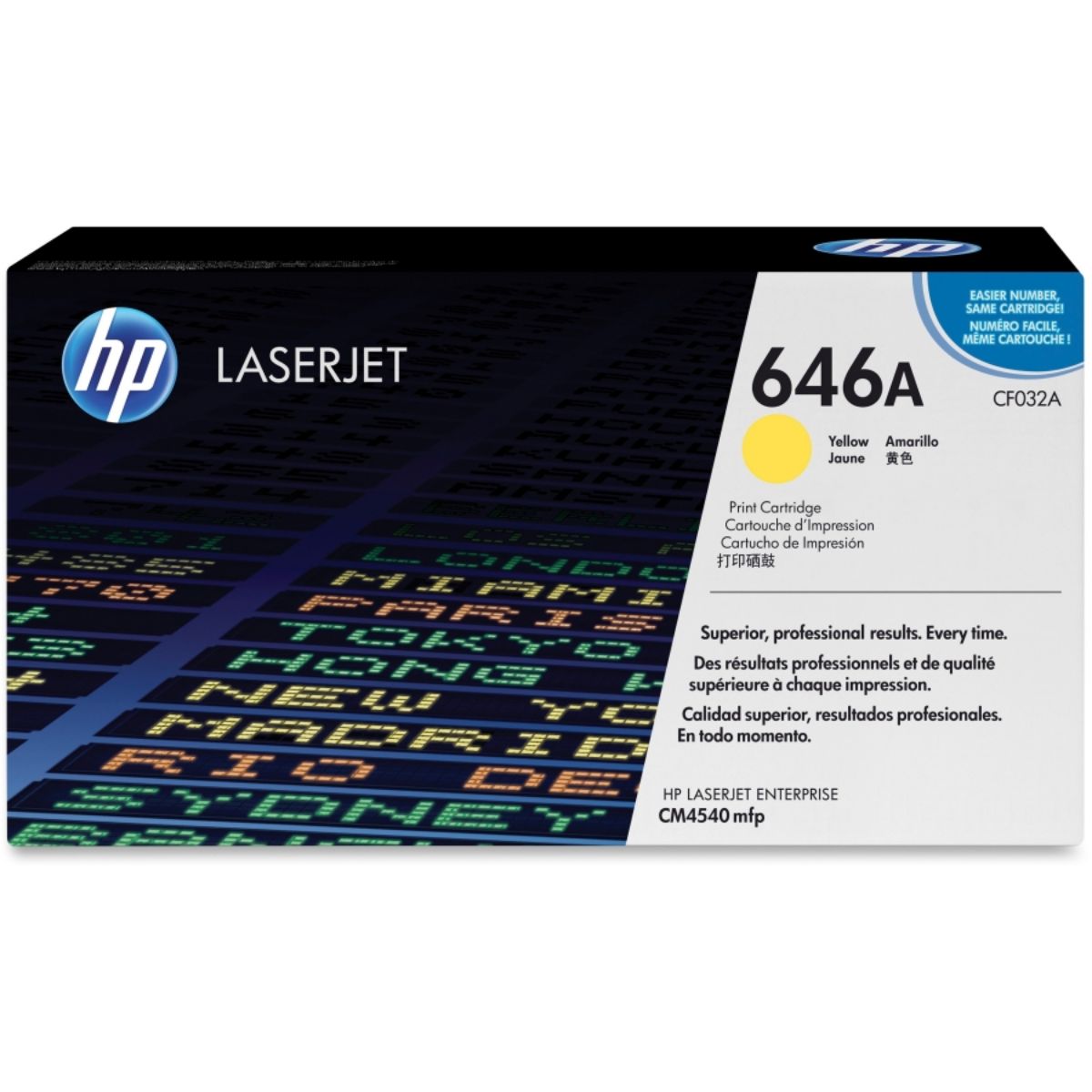 HP 646A Standard Capacity Yellow Toner Cartridge - CF032A