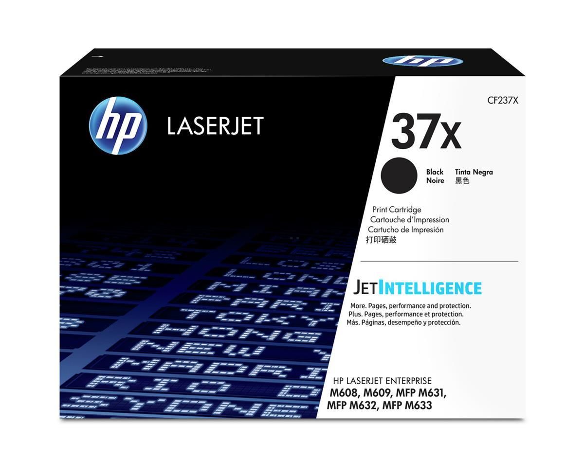 HP 37X High Capacity Black Toner Cartridge - CF237X