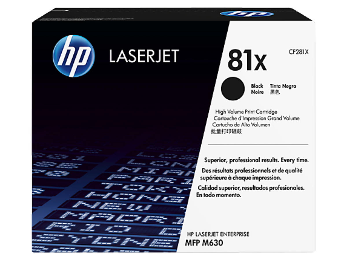 HP 81X High Capacity Black Toner Cartridge - CF281X