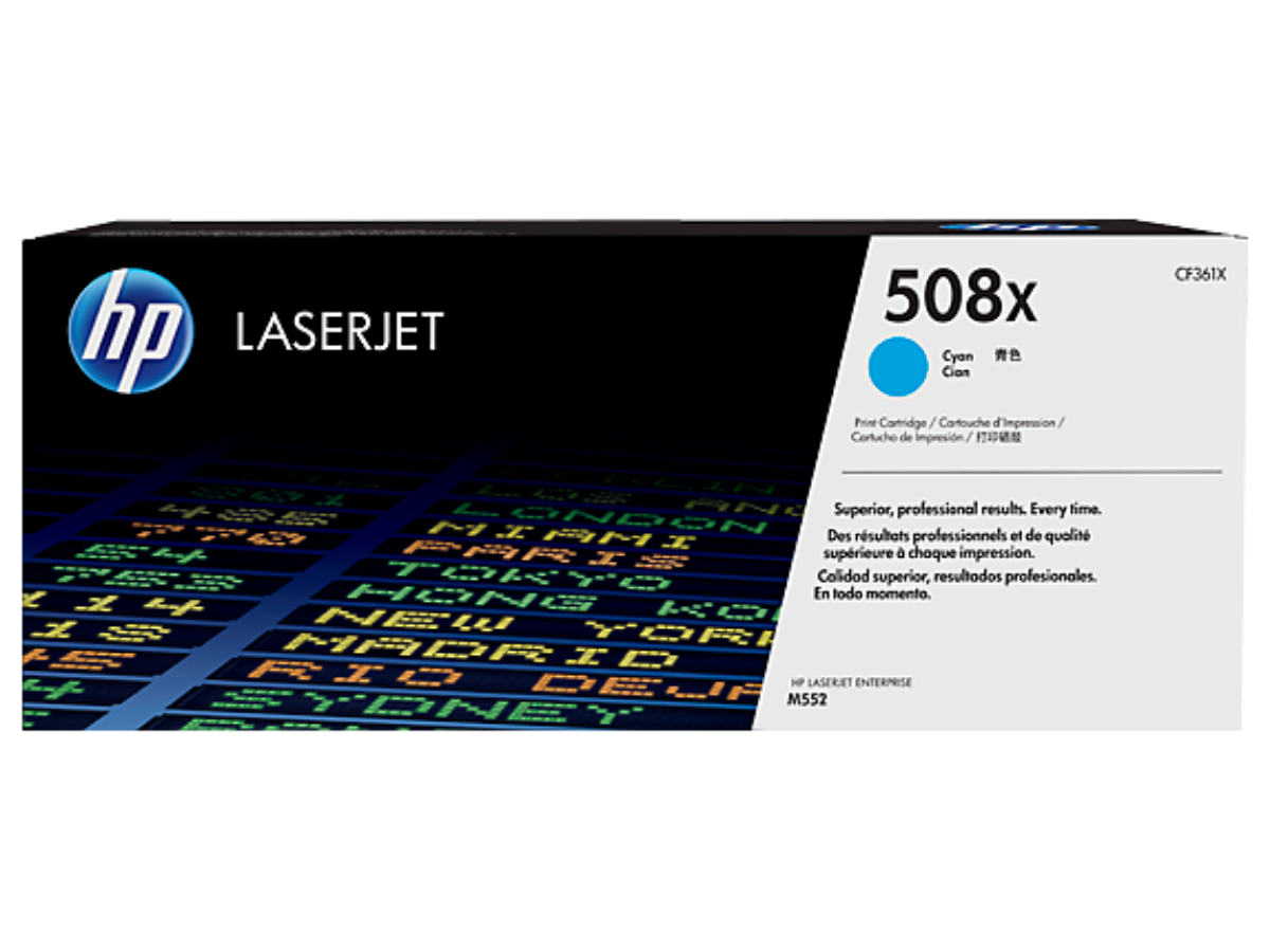 HP 508X High Capacity Cyan Toner Cartridge - CF361X