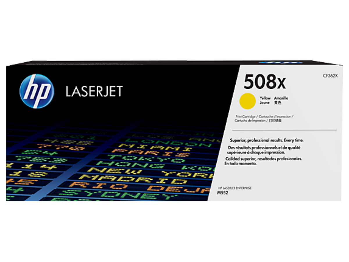 HP 508X High Capacity Yellow Toner Cartridge - CF362X