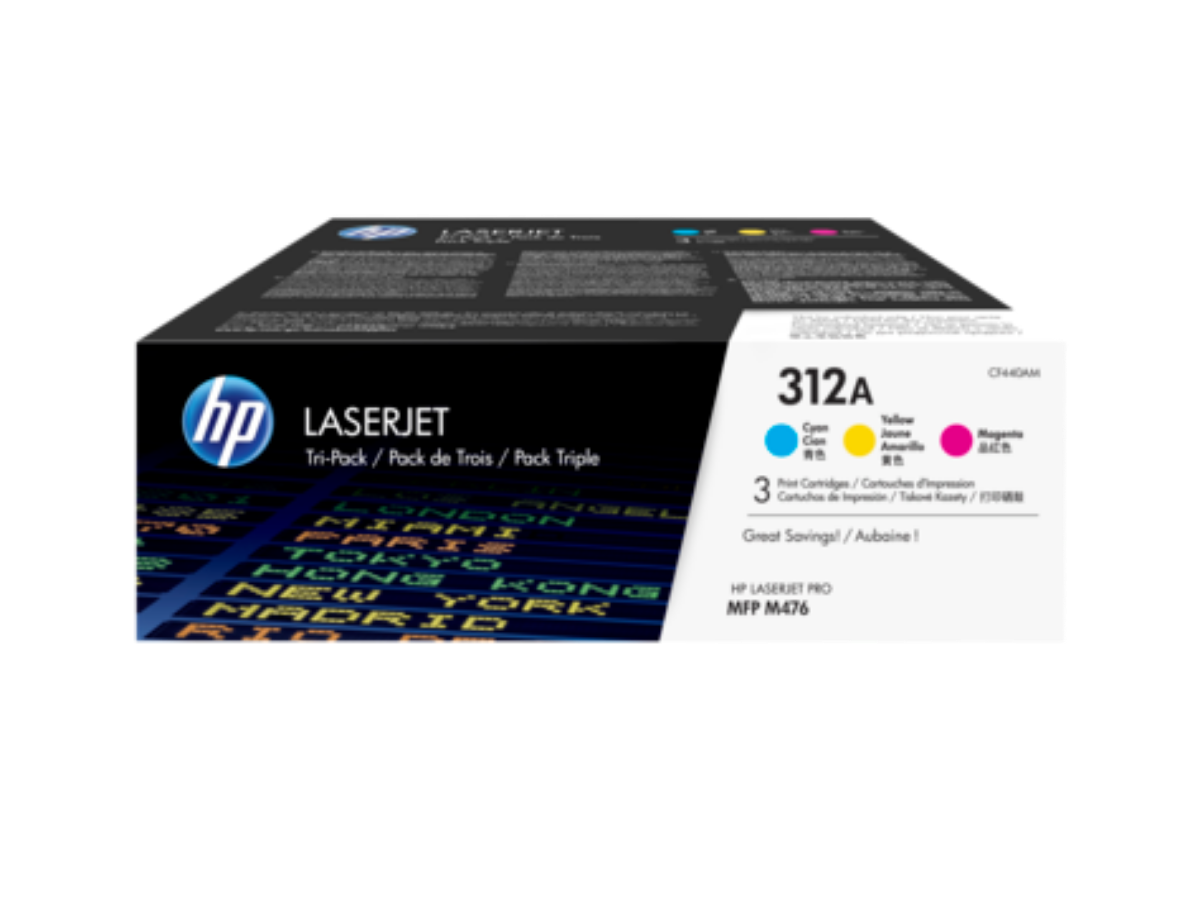 HP 312A Standard Capacity Colour Toner Cartridge Multipack - CF440AM