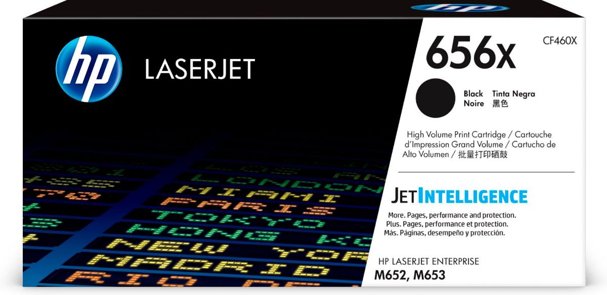 HP 656X High Capacity Black Toner Cartridge - CF460X