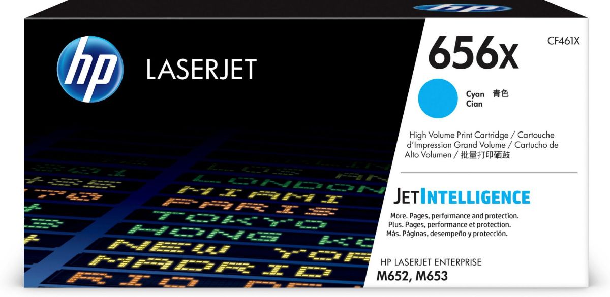 HP 656X High Capacity Cyan Toner Cartridge - CF461X