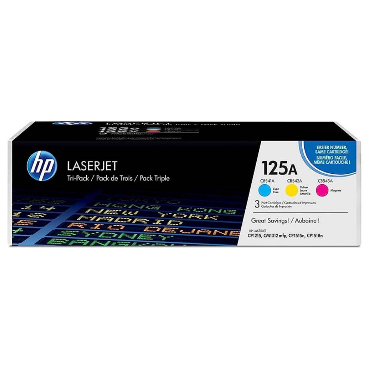 HP 125A Standard Capacity Colour Toner Cartridge Multipack - CF373AM
