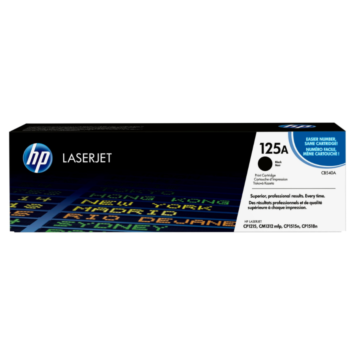 HP 125A Black Standard Capacity Toner - CB540A