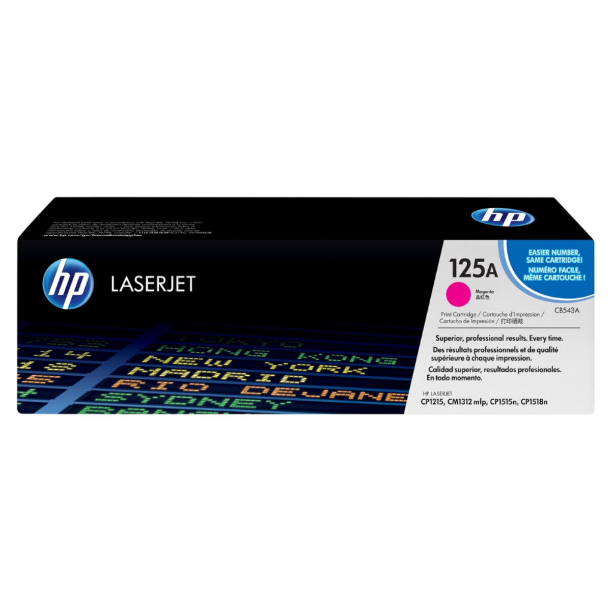 HP 125A Magenta Standard Capacity Toner - CB543A