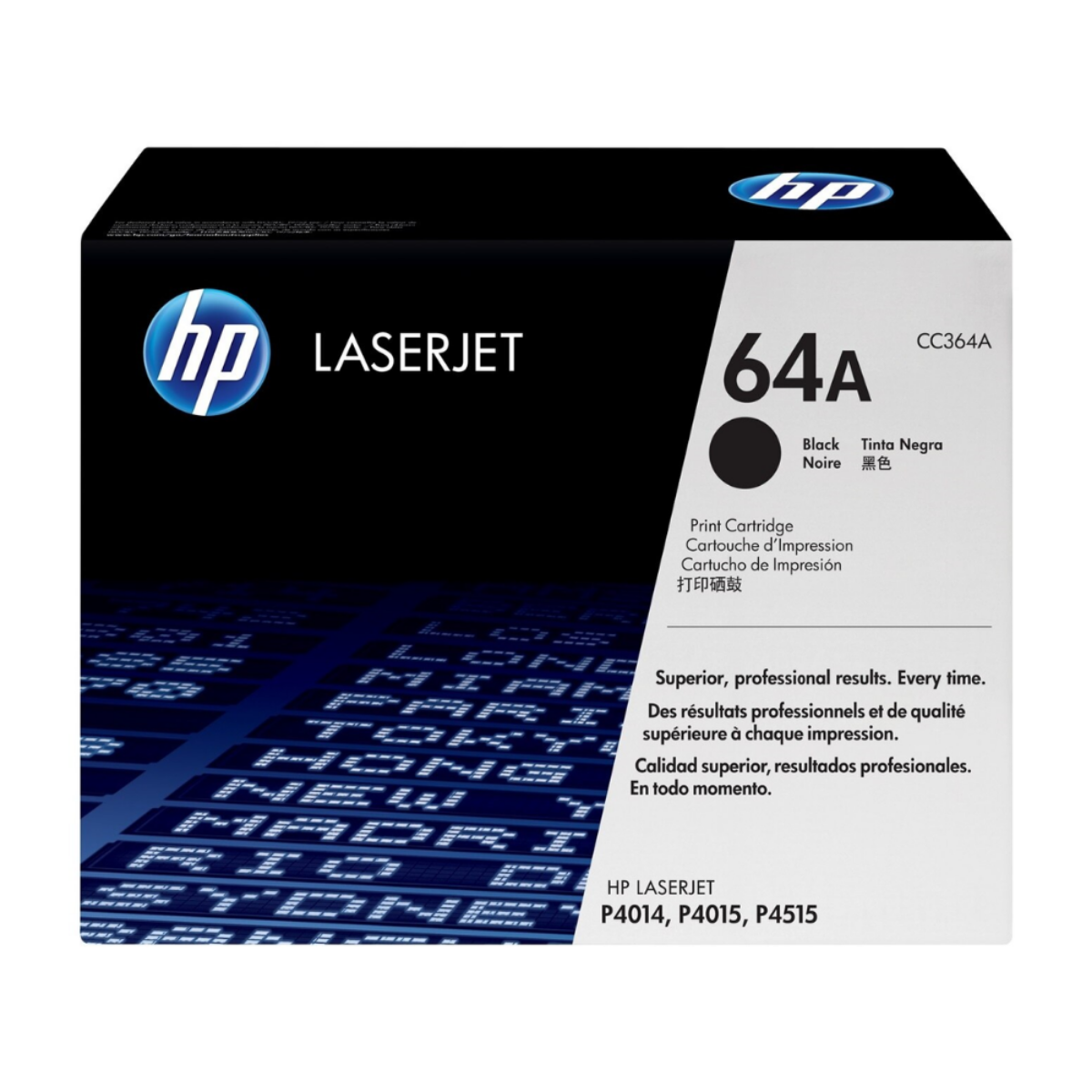 HP 64A Black Standard Capacity Toner 10K pages for HP LaserJet P4014/P4015/P4515 - CC364A