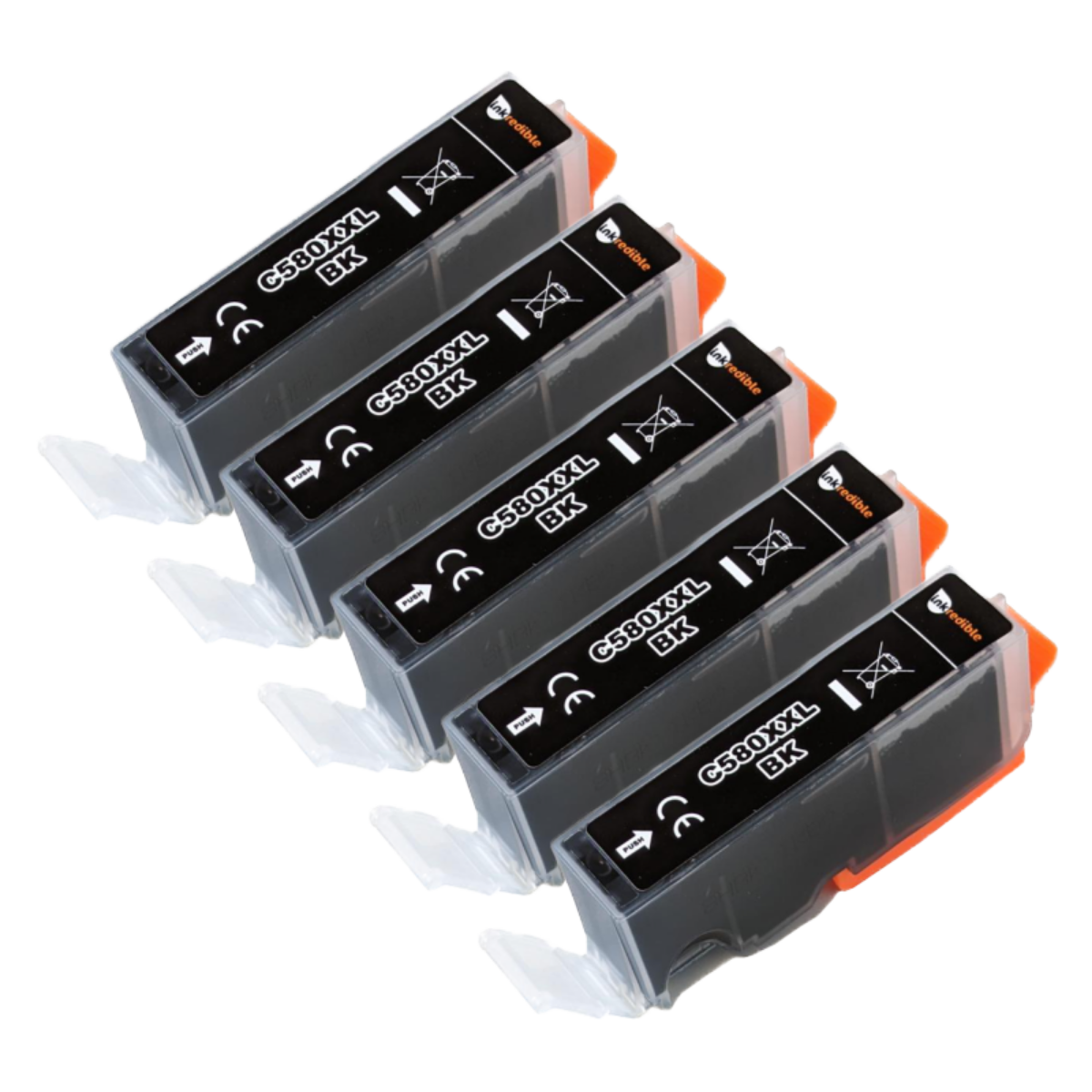 Compatible Canon Pixma TS705 XXL Black Ink Cartridges (5 Pack)