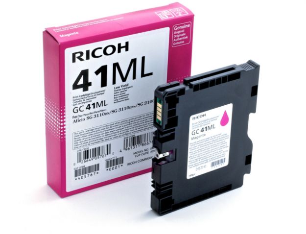Picture of Ricoh GC41ML Magenta Lite Capacity Gel Ink Cartridge 600 pages - 405767