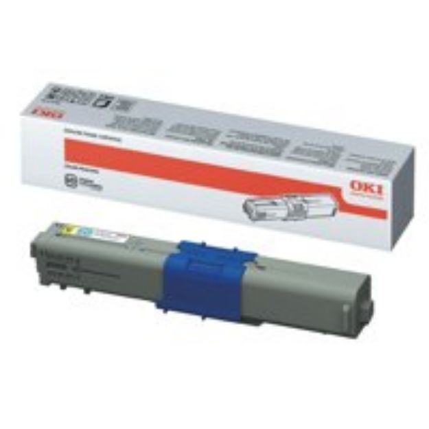 Picture of OKI Yellow Toner Cartridge 2K pages - 44469704