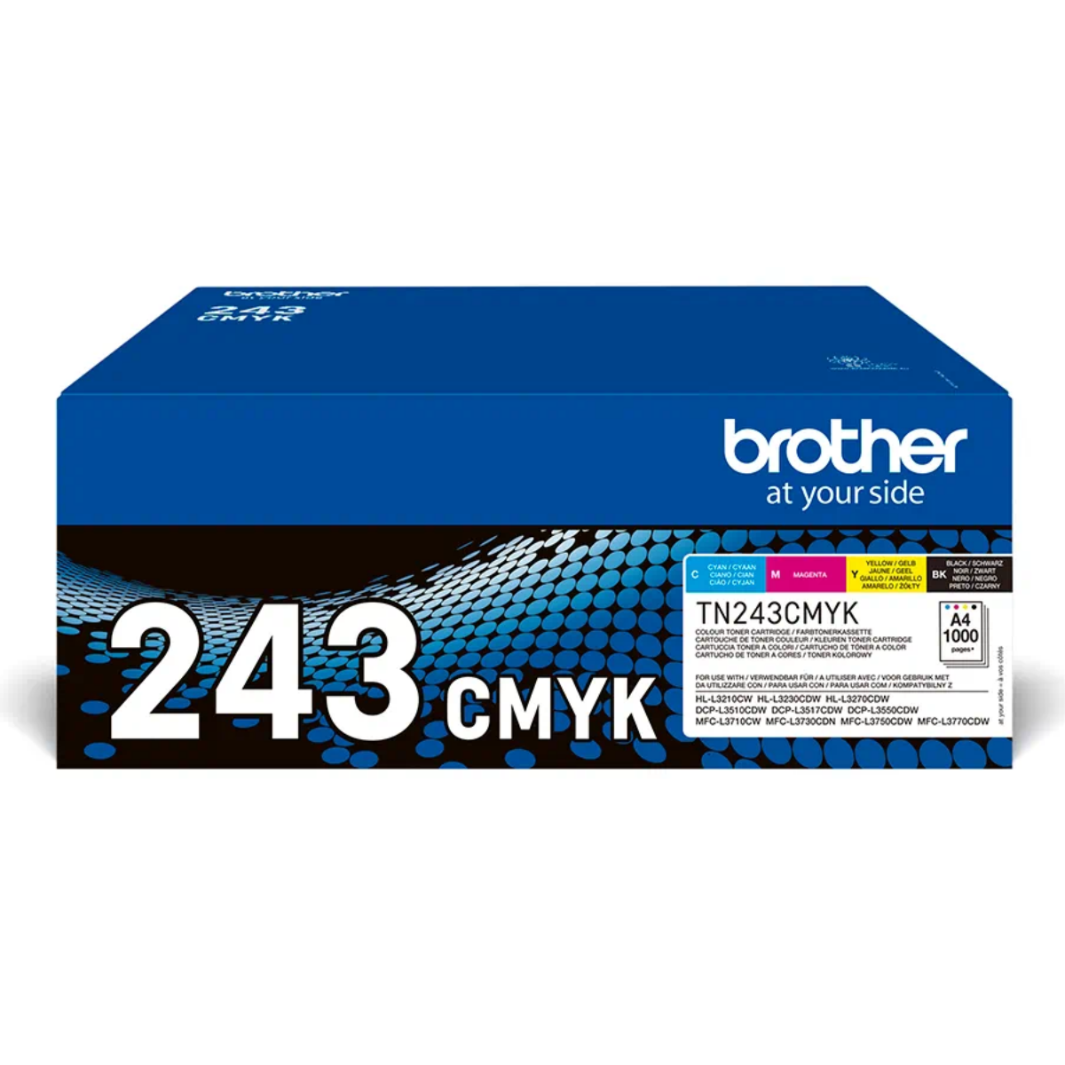 Brother Standard Capacity Toner Cartridge Multipack 4 x 1k pages (Pack 4) - TN243