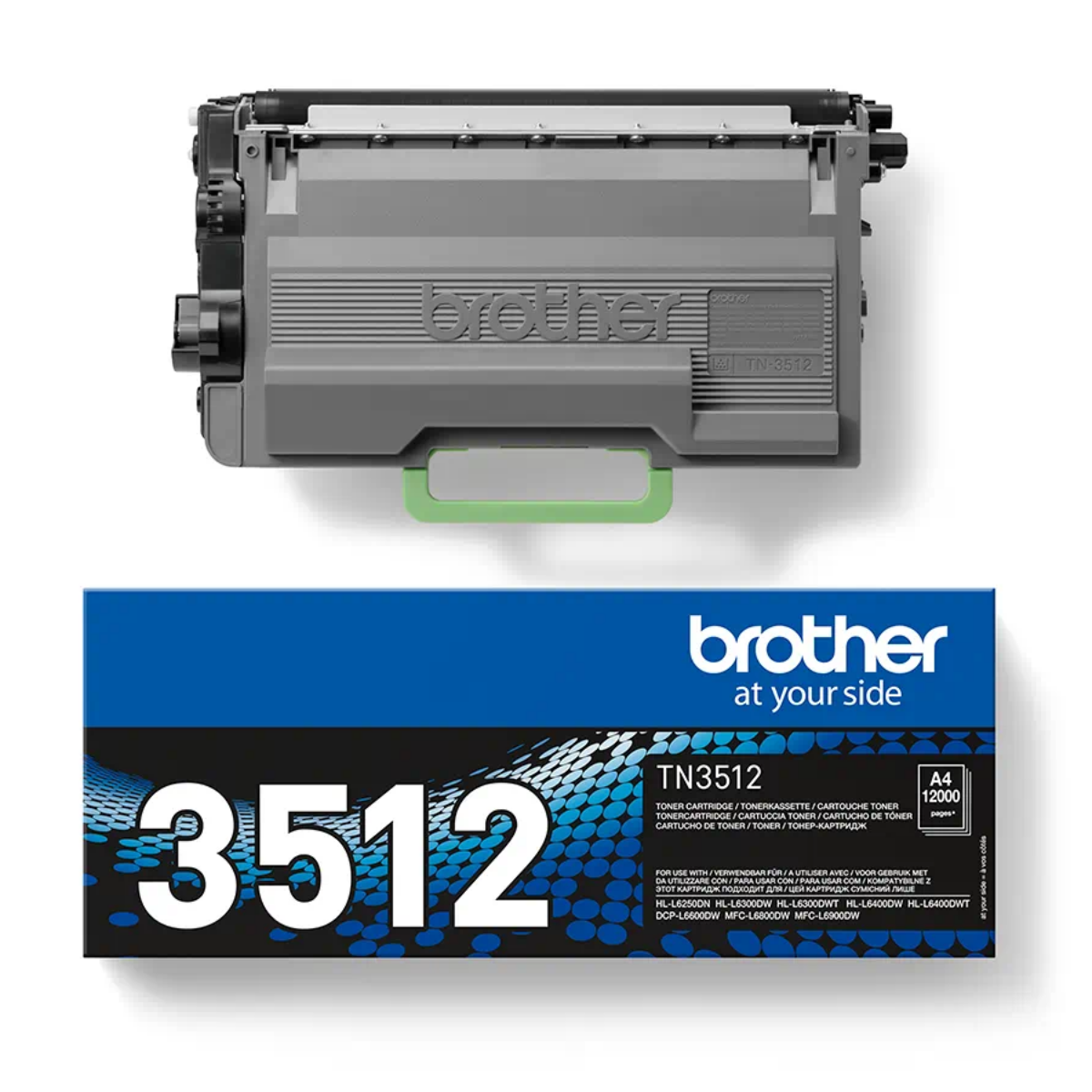 Brother Black Toner Cartridge 12k pages - TN3512