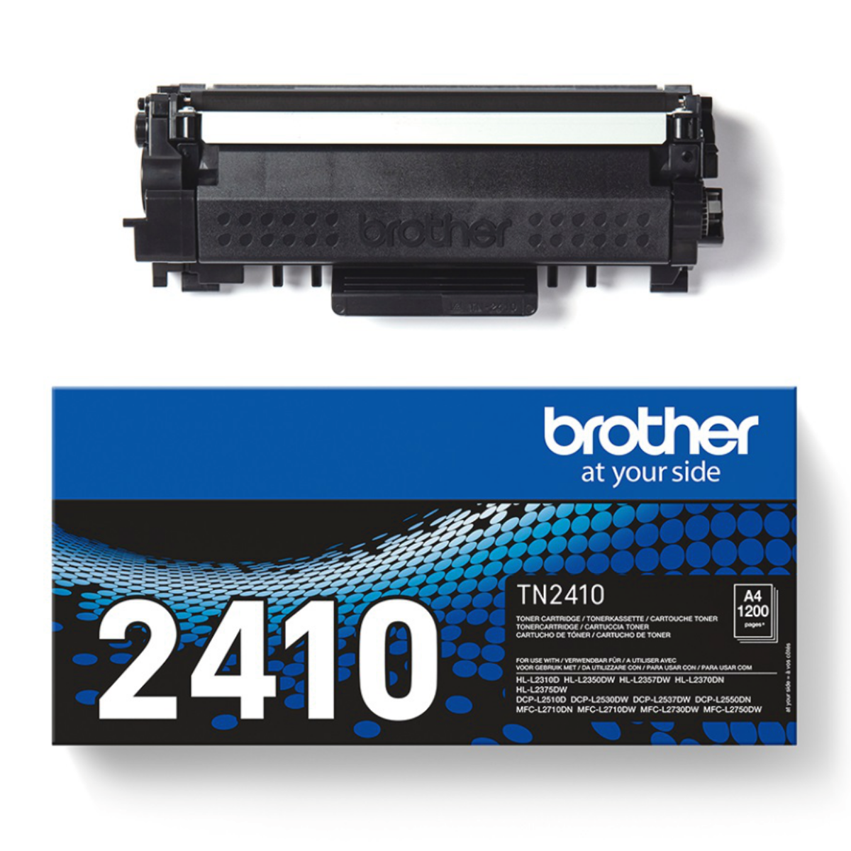 Brother Black Toner Cartridge 1.2k pages - TN2410