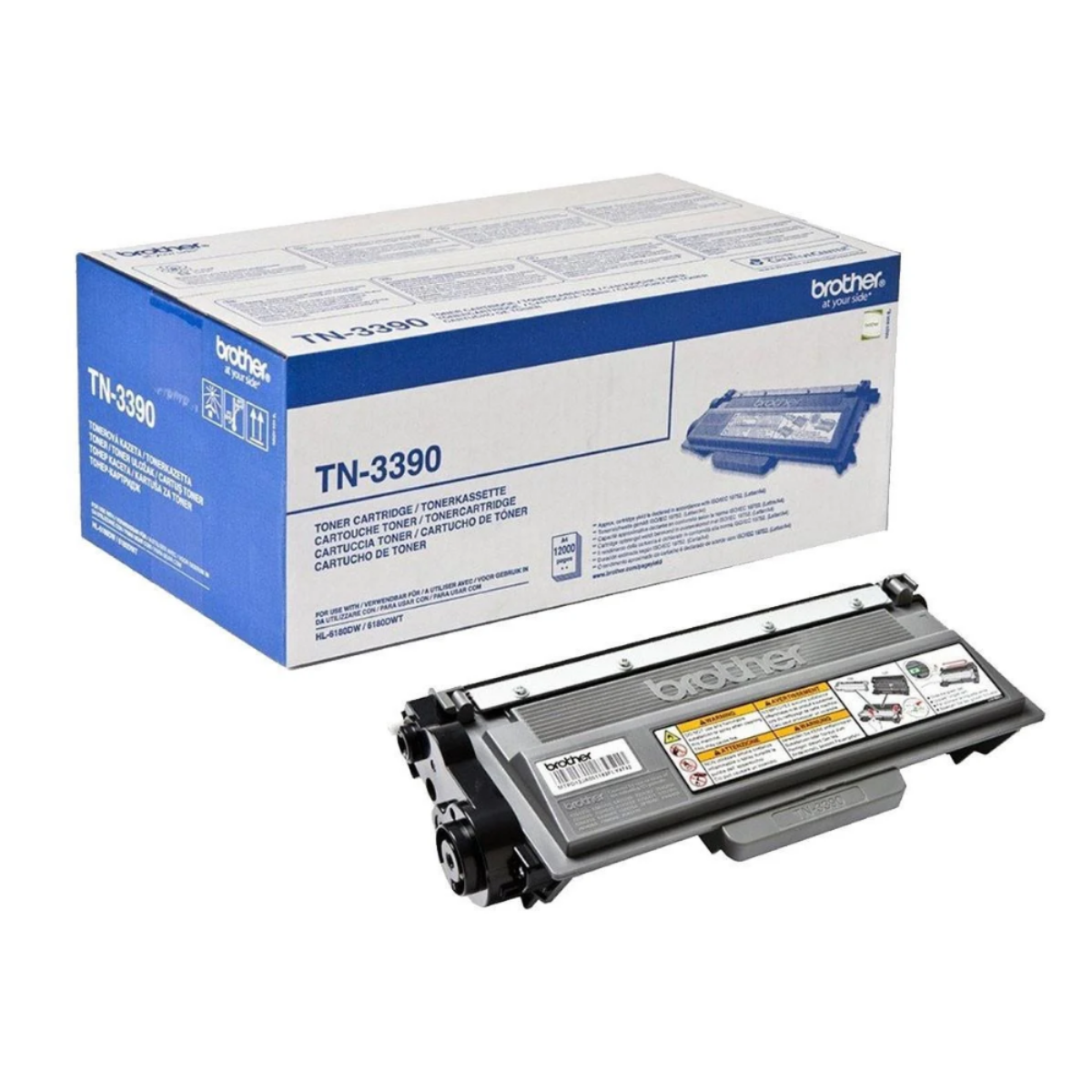 Brother Black Toner Cartridge 12k pages - TN3390