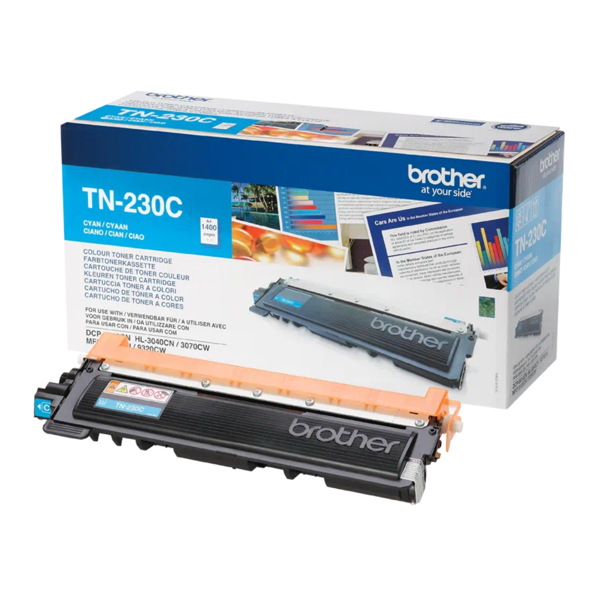 Brother Cyan Toner Cartridge 1.4k pages - TN230C