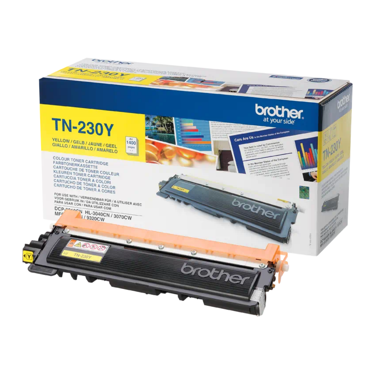 Brother Yellow Toner Cartridge 1.4k pages - TN230Y
