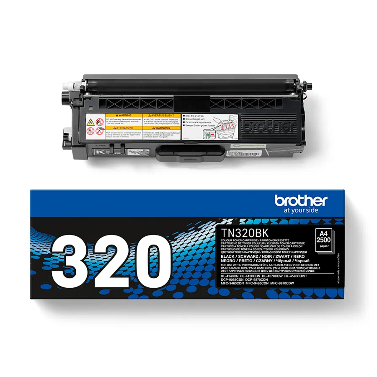 Brother Black Toner Cartridge 2.5k pages - TN320BK