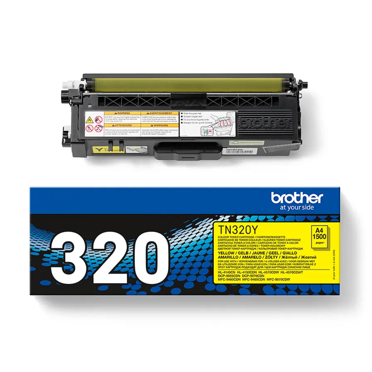 Brother Yellow Toner Cartridge 1.5k pages - TN320Y