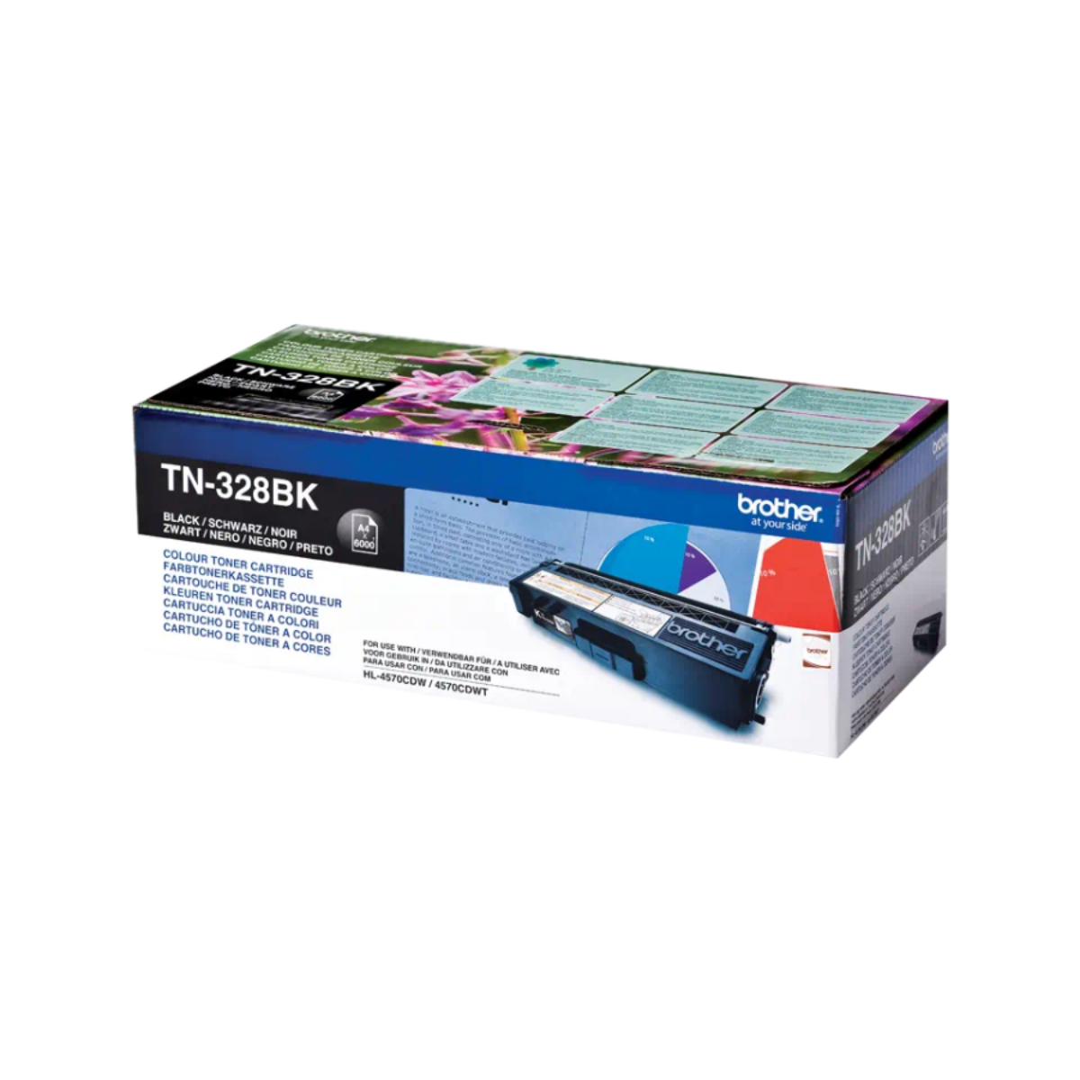 Brother Black Toner Cartridge 6k pages - TN328BK