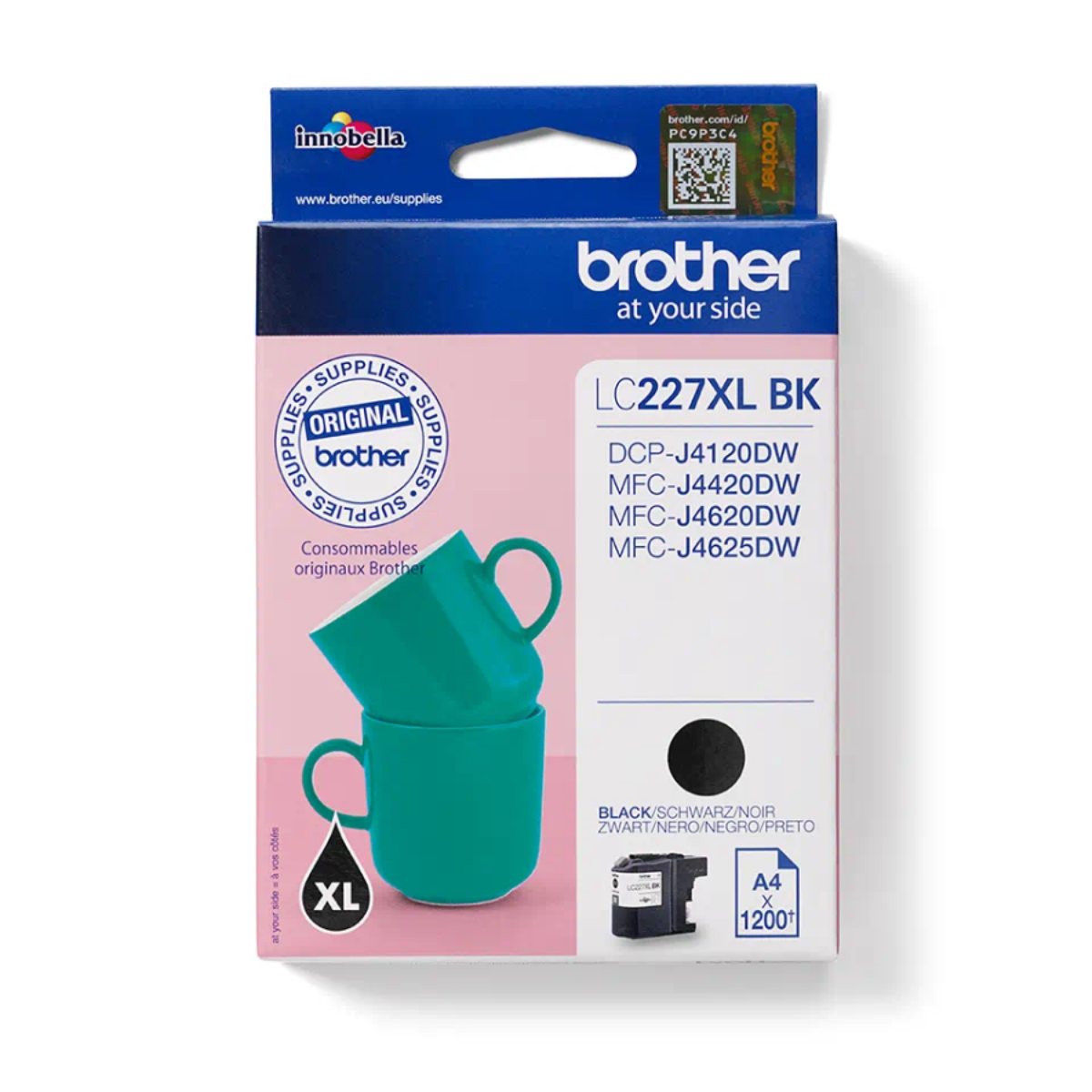 Brother Black High Capacity Ink Cartridge 25ml - LC227XLBK