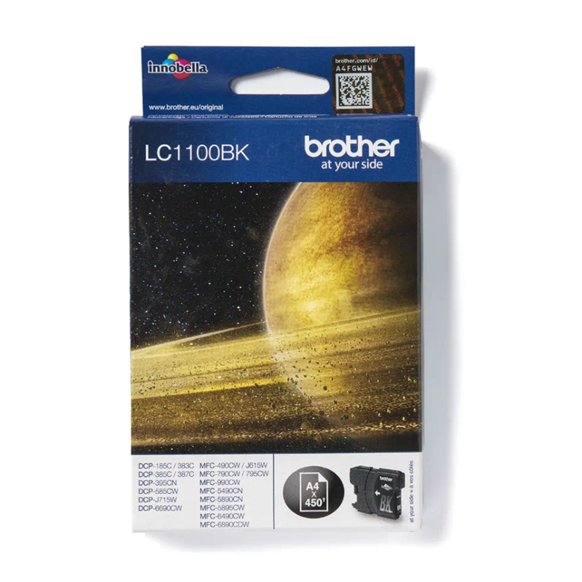 Brother Black Ink Cartridge 10ml - LC1100BK