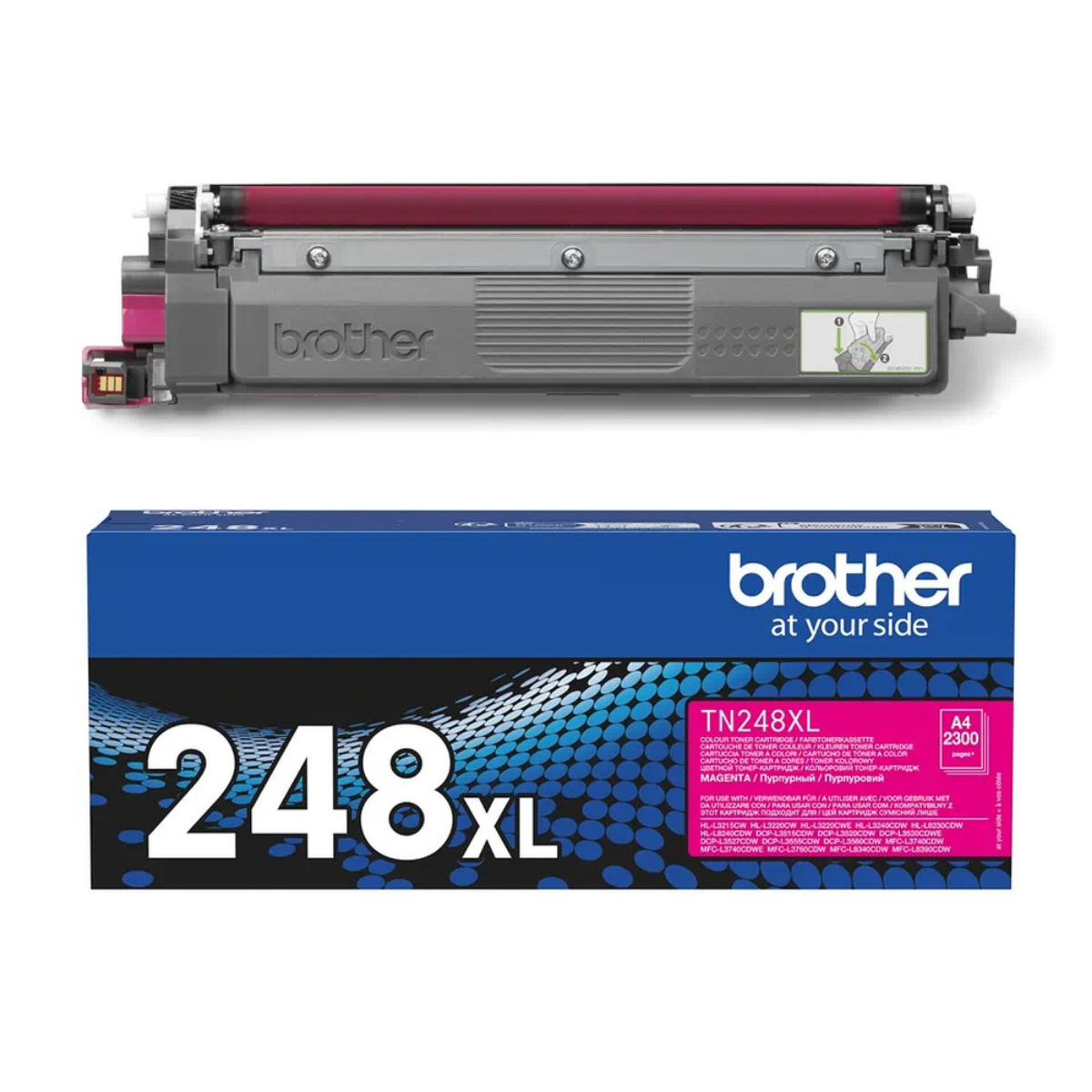 Genuine Brother TN248 High Capacity Magenta Toner Cartridge