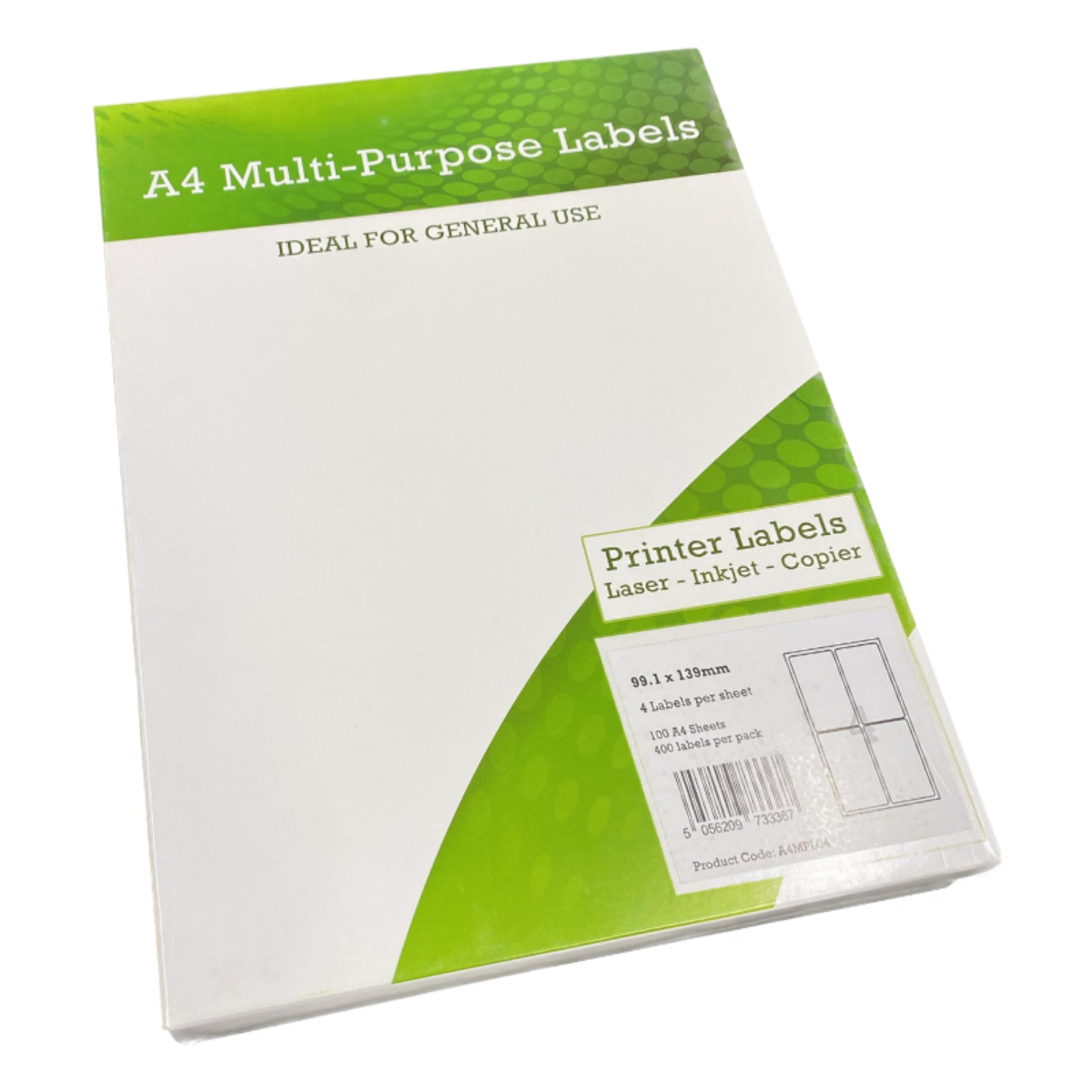 4 Address Labels (100 Sheets)