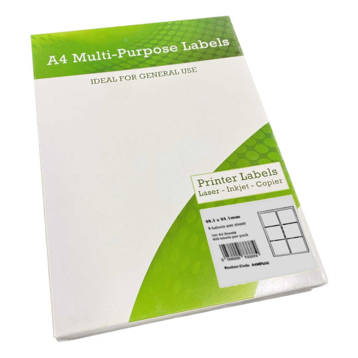 6 Address Labels (100 Sheets)