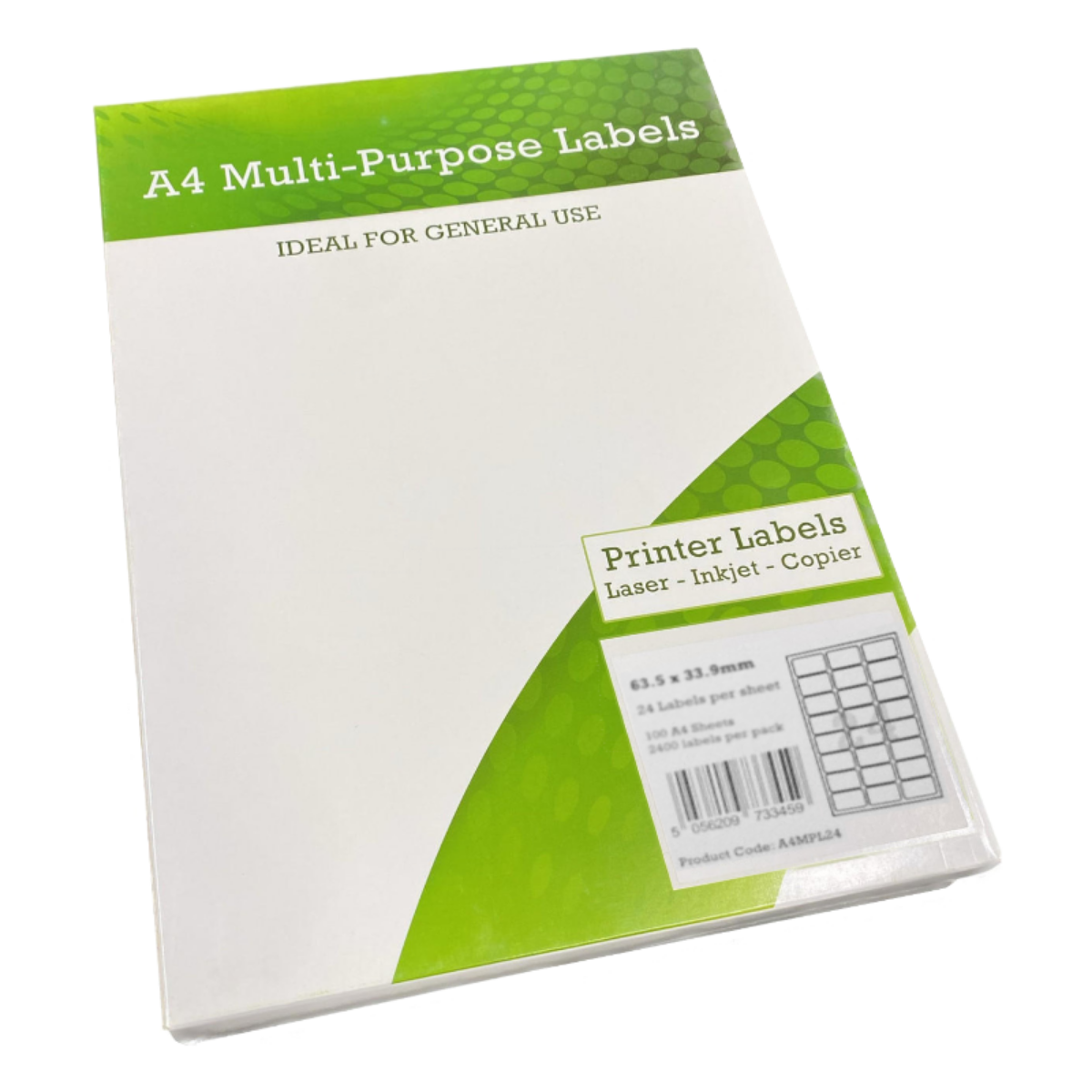 24 Address Labels (100 Sheets)