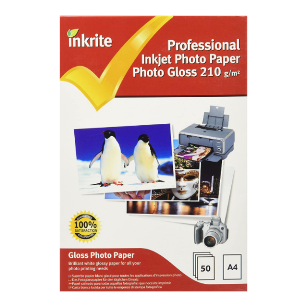 Picture of A4 Glossy Photo Paper 210gsm (50 sheets)