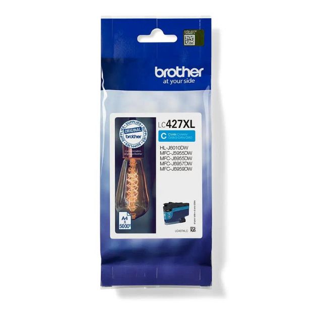 Picture of  Brother HL-J6010DW High Capacity Cyan Ink Cartridge