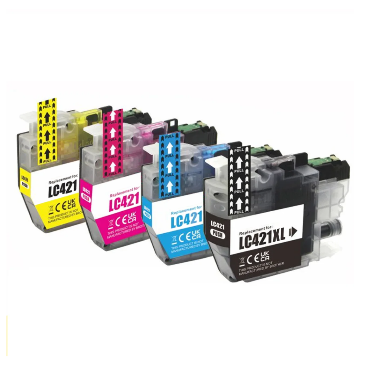 Compatible Brother LC421XL High Capacity Multipack Ink Cartridges