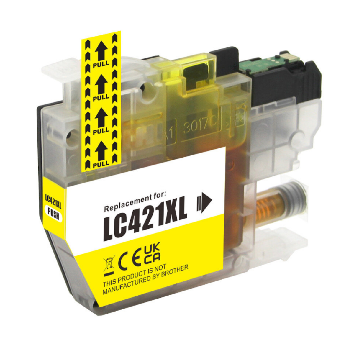 Compatible Brother LC421XL High Capacity Yellow Ink Cartridge