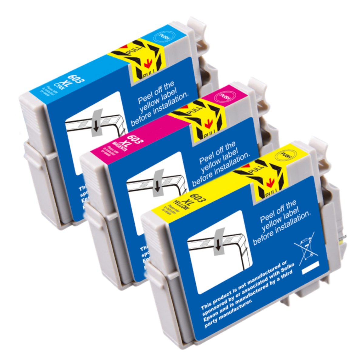 Compatible Epson Expression Home XP-2105 High Capacity Colour Multipack Ink Cartridges