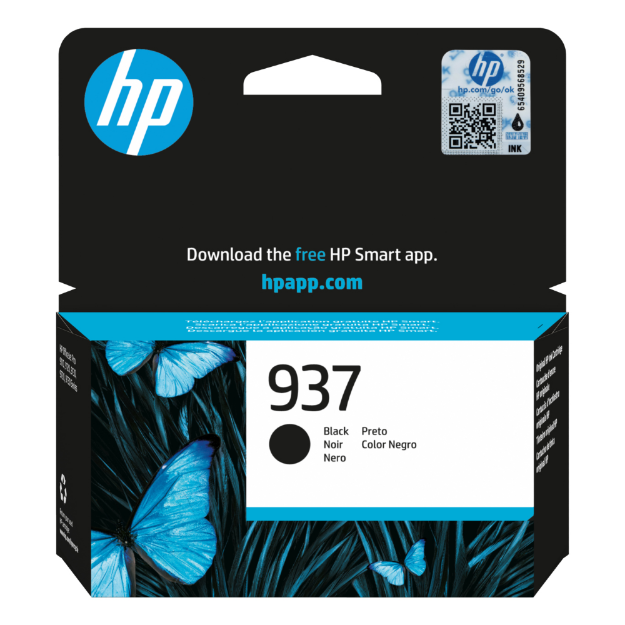 Picture of OEM HP Officejet Pro 9122e Black Ink Cartridge
