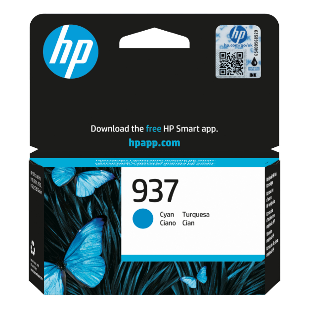 Picture of OEM HP Officejet Pro 9122e Cyan Ink Cartridge