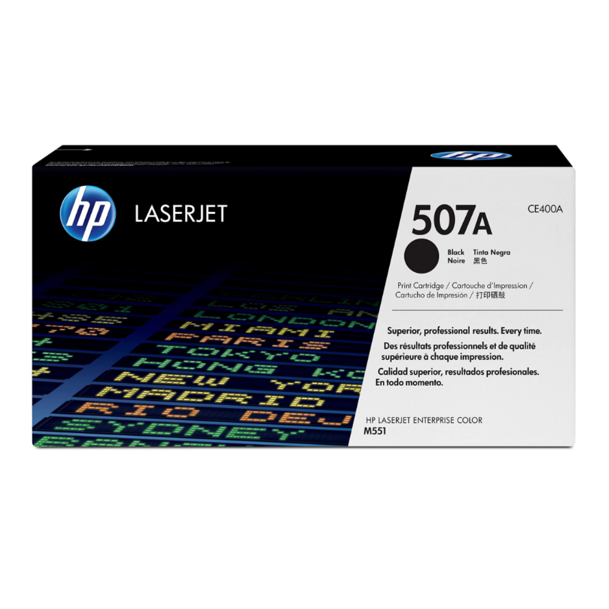 HP 507A Standard Capacity Black Toner Cartridge - CE400A